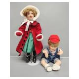 Sitting Boy Doll, Caroling Doll