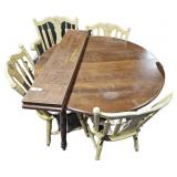 Wooden Table with Chairs