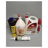 Insect Killer, Drain Opener, Caulk