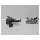 Lindy Cast Iron Airplane, Hummingbird Letter