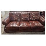 Red Leather Couch