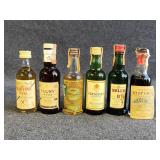 Vintage Mini Alcohol Bottles