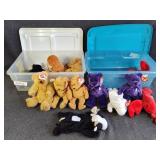 Beanie Babies: Princess Diana, Mystic, Pinchers,