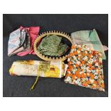 Wooden Loom with Fabric Pieces