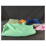 Green and Pink Fabric