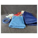 Small Loom, Fabric Pieces