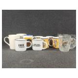 Coney Island Glass Mugs, Detroit Tigers Mugs,