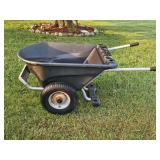 Black 2 Wheeled Wheel Barrow