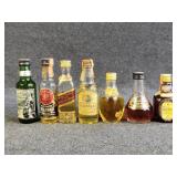 Vintage Mini Alcohol Bottles