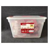 Rubber Maid Tote with Rubbermaid Containers