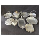 Metal Platters and Dishes