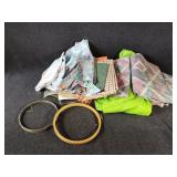 Loom with Assorted Fabric