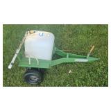 Self Pumping Pull behind Sprayer with contents