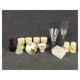 Fruit Salt and Pepper Shakers, Boiled Egg