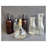 Amber Bottles, Milk Bottle, and More