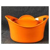 Rachel Ray Orange Casserole Dish with Lid