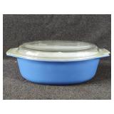 Pyrex American Blue Cassarole Dish with Lid