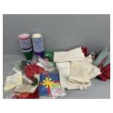Christmas table cloths, Party supplies, plastic