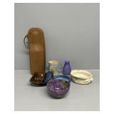 Wine Bottle Opener, Pottery bowls