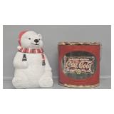 Coca-Cola cookie jar, bucket