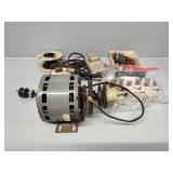 Motor, Mould Blocks, Wires
