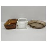 Pyrex Casserole Dishes and Pie Dish
