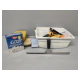 Sponges, Moth Balls, Window Squeegee