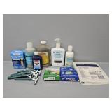 BIC Razors, Abdominal Pad, Shampoo, Castor Oil,