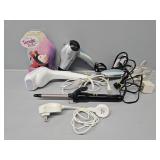 Ion Blow Dryer, Steamer, Electric Scissors,