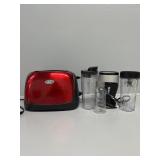 Oster toaster, Ninja Blender ,plastic bottle