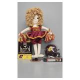 CMU Cheerleader, CMU mini helmet, Central Game