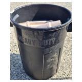 Plastic Trash Bin with Kids Toys