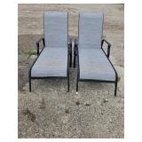 2 Adjustable Lounge Chairs