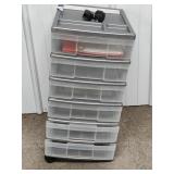 Plastic 6 Drawer Organizer