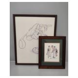 Norman Rockwell Golfing, Micky Mouse Golfing Photo