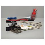 Brackets, Wind Shield Scraper, Fire E