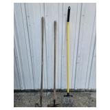 Yard Aerator, 2 Garden Hoes