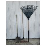 Plastic Rake, Metal Rake, Spade Shovel