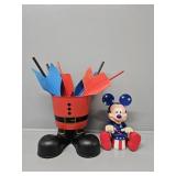 Mickey Mouse Action Bubble Blower, Lawn Darts,
