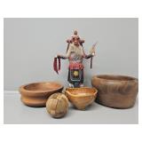 Small Wooden Bowls, Native American Wooden