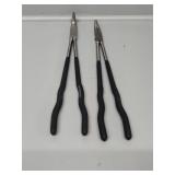 Long Reach Bent Pliers