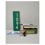 License Plates, Meat Grinder