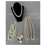 Faux Pearl Necklaces