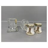 Nippon Salt and Pepper, small glass trinket glass