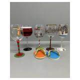 Coster(2) Christmas wine glasse(4)