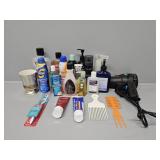 Conair Blow Dryer, Combs, Hand Soaps, Shampoo a