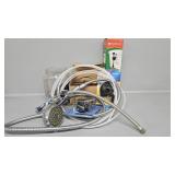 Castors, billage pump, shower head, toilet parts