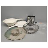 Strainers, Serving Plate, Microwave Plate Cover