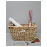 Basket, Yarn, Metal Kite,