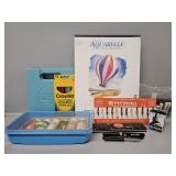 Water Coloring Paint, Calligraphy Pens(dry),